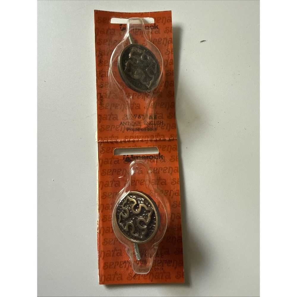 AMEROCK T-763  Antique English-Knob / Pull / ( set of 2)  Serenata  Cottagecore